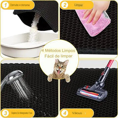 Double Layer Cat Litter Mat