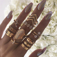 Medallion Ring Set