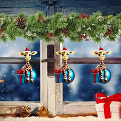 Christmas Hanging Cartoon Giraffe