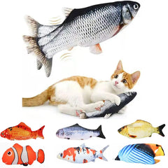 Cat Interactive Electric Floppy Toy Fish